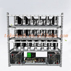 19gpu Stackable nhôm trường hợp mở không khí khung Giàn Khoan khung GPU khung máy tính mở không khí giá GPU Giàn Khoan trường hợp 19 GPU thợ mỏ - Product Image 5