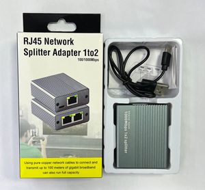 Özel yeni tasarım 1000Mbps ağ Splitter 2 cihazlar ağ aynı anda USB C kablosu ile Gigabit LAN Splitter - Product Image 3