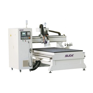 Enrutador CNC SUDA de alta eficiencia de fábrica, enrutador de centro de máquina CNC ATC de 9000W, resistente, para publicidad - Product Image 3