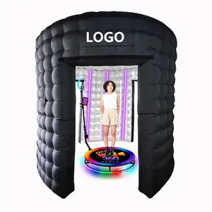 ซุ้มถ่ายภาพ360พร้อมไฟ LED สำหรับงานแต่งงานบูธถ่ายรูปเป็นรูปทรงกลม - Product Image 2
