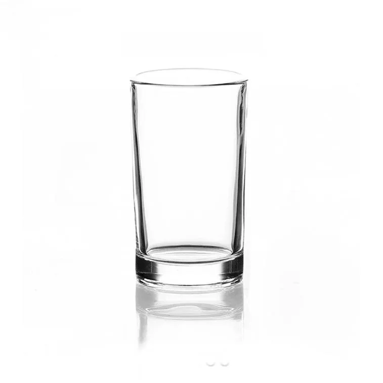 Vaso de cristal para boda Oem/Odm ecológico postre pequeño para beber nueva moda café vaso con tapa de bambú y pajita