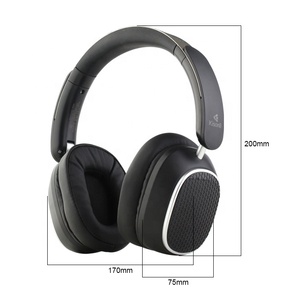 Over-Ear-Headset mit aktiver Geräusch unterdrückung und LED-Akku ANC Bass Audio für Bluetooth V5.3 für Reise-Mobiltelefone