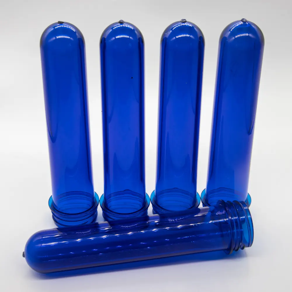 Botellas de agua Fabricantes de preformas para mascotas Precio de preformas de PET de 38mm para soplar 350ml-3.5L desinfectante de manos botella de agua de jugo