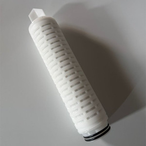 高流量0.1 0.2 0.3 0.5 1 3 5 Um 68 69mm水素過酸化物ろ過PPプリーツフィルター - Product Image 2