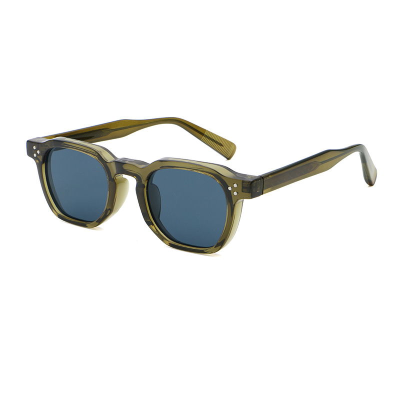 C5 grass-green frame-blue lenses