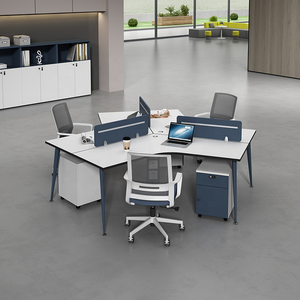 Office Partition Table Office <strong>Computer</strong> Table Luxury Commercial Office Furniture Bureau De Travail Desk Modular Workstation Desk - Product Image 5
