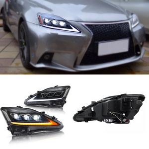 Araba ön modifiye LED far yükseltme LED farlar için Lexus IS250 isis220d ISF 2006-2012 ön ışıkları montaj - Product Image 1
