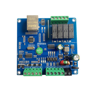 Modbus TCP RS232 RS485 de 4 canales Ethernet Salida de entrada analógica digital Modbus RTU Módulo de E/S de adquisición de datos Controlador de relé