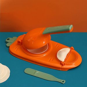 Manuelles Dumpling Maker Tool 2-in-1 Tragbare Dumpling Wrapper Maker und Press Dumpling Skin Machine-Multifunktion formen Set - Product Image 4