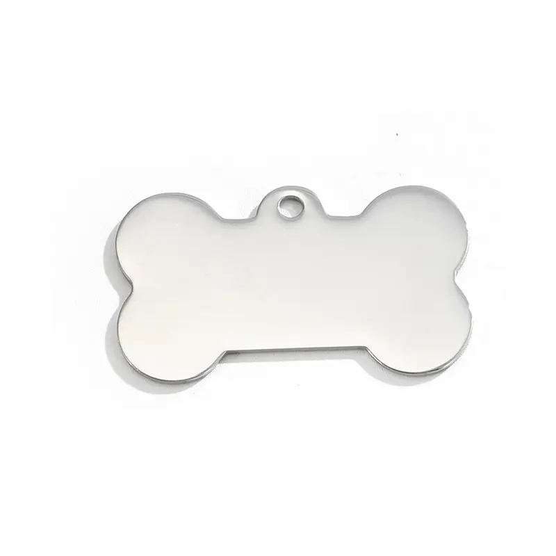 Di alta qualità in metallo Pet nome Id Qr Code tag indirizzo per nebbie con catena a sfera per collana