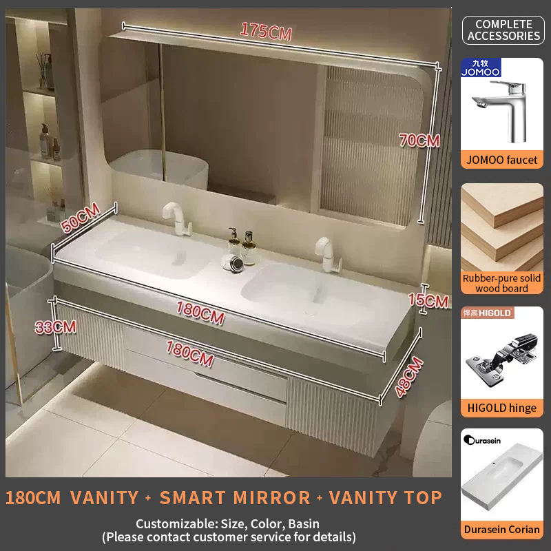 180Durasein Countertop + Smart Mirror