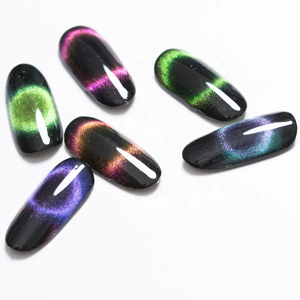 Gel UV magnétique 5D pour les yeux de chat, vernis à ongles magnétique, Laser, effet de Jade, ciel étoilé, Gel UV à tremper, laque pour Nail Art