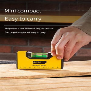 Mini regla de nivel Deli EDL290100, mini TIRO DE AGUA plano de alta precisión con regla magnética fuerte, nivel de regla de equilibrio para uso doméstico - Product Image 5