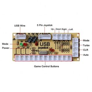 Odseven 2-Player <strong>Arcade</strong> Buttons and Joystick DIY <strong>Raspberry</strong> <strong>Pi</strong> Game Kit - Product Image 4