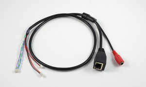 H.265 IPカメラモジュール用RJ45 + DC + オーディオ入力 + オーディオ出力ケーブル - Product Image 6