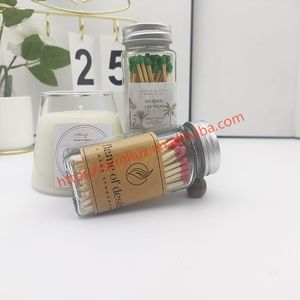 การจับคู่ความปลอดภัยในกล่องจับคู่ขวดแก้วพร้อมปลายสีจับคู่ในอุปกรณ์เสริมเทียน