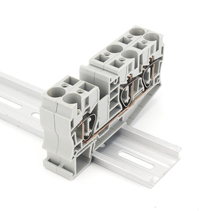 ST 10-TWIN 1入力2出力プッシュでターミナルブロックスプリングDinレールターミナルブロック - Product Image 5