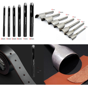 489個プロフェッショナルレザークラフトハンドテーラーツールセットレザーグッズメイキングツールキット - Product Image 2