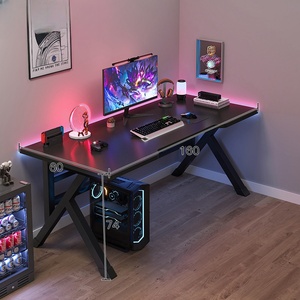 C.e.o Office Lab Basic Ajustable Gaming And Chair Luxury Blue Mini Top Pc Table Computer Desk For Sale Computer - Product Image 2