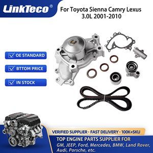 Linkteco ชุดสายพานไทม์มิ่งเครื่องยนต์พร้อมปั๊มน้ำสำหรับ TOYOTA SIENNA Camry Lexus 3.0L 2001-2010 3.0L 3.3L V6 DG-0664436790 1mzfe - Product Image 2