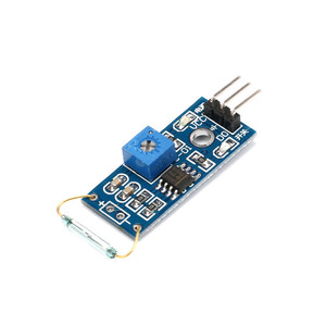 Módulo de Sensor de láminas LM393, interruptor de láminas magnético para Arduino, Kit de bricolaje, módulo de magnetrón, interruptor magnético para Arduino, 1 unidad