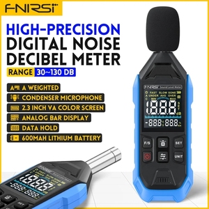 FNIRSI FDM01 Medidor de ruido digital Medidor de nivel de sonido Medidor DB de mano 30 ~ 130dB Instrumento de medición de audio 600mAh Batería de litio - Product Image 2