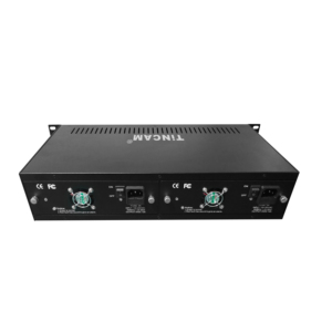 TiNCAM 19 inç 2U Metal kasa Fiber ortam dö<span class=keywords><strong>n</strong></span>üştürücü raf montaj şasi 16 yuvaları rafa çift güç kaynağı Plug-in optik <span class=keywords><strong>Port</strong></span>