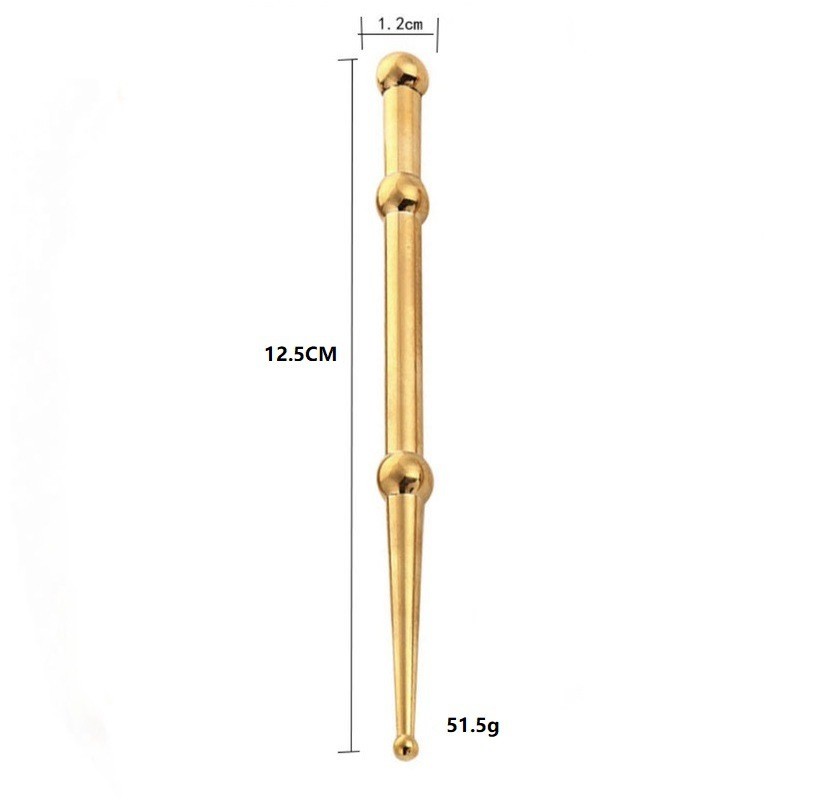 E type bâton de massage en laiton/stylo acupoint