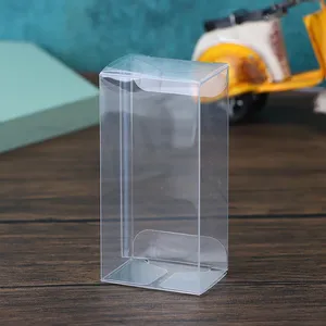 מפעל מותאם אישית שקוף pvc מודל צעצוע תיבת תצוגה חומרים ממוחזרים ברורים שקופים תיבת פלסטיק מרובע לאריזה