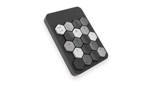 MOFii 2,4G Hexagon Mini Teclado numérico inalámbrico Batería recargable USB Nueva condición Operación de membrana para usuarios de computadoras portátiles - Product Image 3