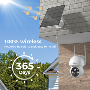 Inalámbrico 4MP 10-In ch Monitor WiFi Ptz sistema de cámara CCTV seguridad Seguridad solar Sistema de monitoreo solar NVR al aire libre - Product Image 2
