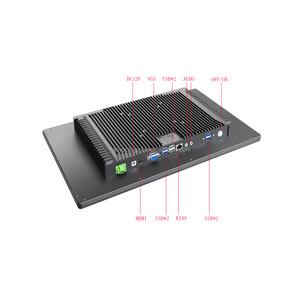 13.3 pollici finestra Linux Embedded Desktop in alluminio alloggiamento Fanless dispositivo medico industriale tutto in un PC - Product Image 3