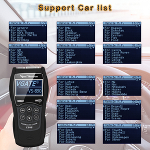 Escáner de código de vehículo Vgate, escáner de código CAN BUS, VS890 Vgate, varios idiomas, Maxiscan VS890 - Product Image 2