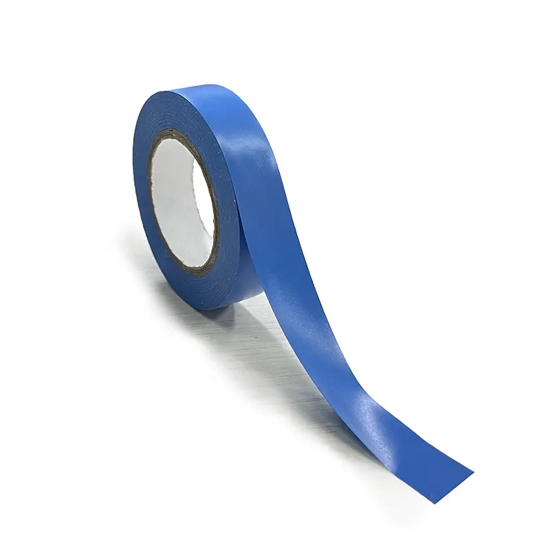 La cinta de aislamiento eléctrico azul de Pvc ignífuga de alta calidad cumple con los estándares de California 65