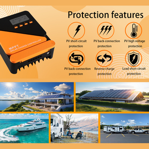 Factory MPPT <strong>PWM</strong> <strong>10A</strong> 20A <strong>30A</strong> Solar <strong>Controller</strong> 12V/24V Auto for Solar System Compatible With AGM Gel Flooded Lithium - Product Image 6