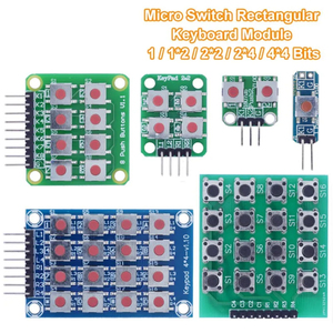 Micro Switch 1*2/2*2/2*4/4*4 <strong>Matrix</strong> Keyboard 8-bit Button Independent Button MCU External Expansion Keyboard Module - Product Image 5