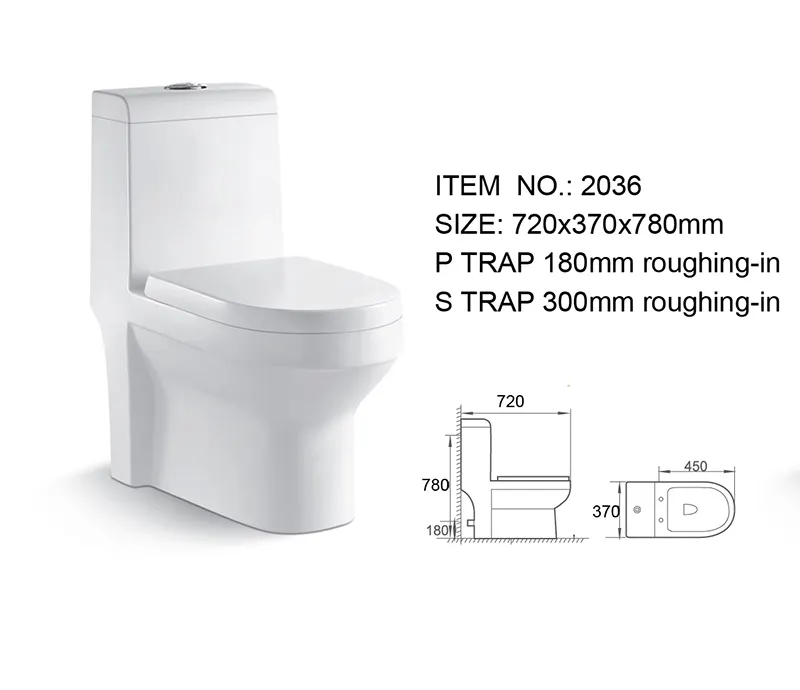 Precio de armario de agua europeo de altura Tanques WC set trampa de cerámica sifón de doble descarga 1 inodoro de baño de una pieza