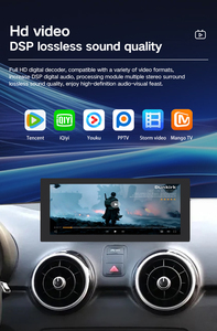 8,8-Zoll-IPS-Display GPS Android BT Wireless Carplay Autoradio Radio Android-Bildschirm für Audi A4 2009-2012 Niedrige Konfiguration