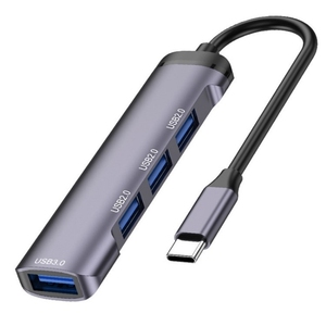 4合1 Type-C扩展坞便携式多端口类型USB C至USB2.0 3 USB3.0计算机集线器适配器 - Product Image 1