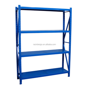 Metall regal verstellbar 4 Regale Light Duty Rack Multi Regale Eisen Lager regal Hersteller Longs pan Racking System Preis - Product Image 2