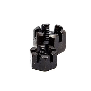 ASTM A325 GR A B C鋼鉄黒酸化物六角形スロット付きキャッスルナットDIN935 - Product Image 4
