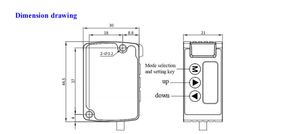 RS485 switching laser <strong>displacement</strong> ranging <strong>sensor</strong> high-precision 0.01 thickness measurement distance and near height <strong>sensor</strong> - Product Image 4