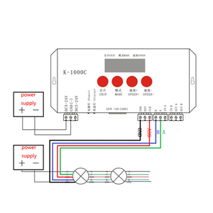 Программируемый контроллер K-1000C SD-карты, контроллер пикселей, spi dmx rgb, полноцветный контроллер для светодиодных пиксельных ламп - Product Image 6