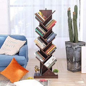 9-raf ağacı kitap rafı, kitaplıklar ve raflar, kitaplık raf ekran depolama rafı - Product Image 2