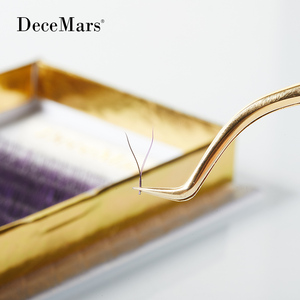 DeceMars Purple Blue Color YY Eyelash Extension Colored <strong>Lash</strong> 0.07mm CD Curl - Product Image 6