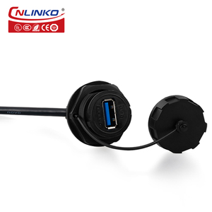 Cnlinko עמיד למים שקע Usb כדי Wifi ממיר סוג עבור פנל USB3.0 תקע שקע זכר נקבה הרכבה בלוח