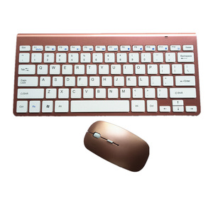 Teclado y ratón inalámbricos de 2,4G, juego combinado de Mini teclado y ratón portátil para Notebook, portátil, Mac, PC de escritorio, ordenador, Smart TV, PS4 - Product Image 2