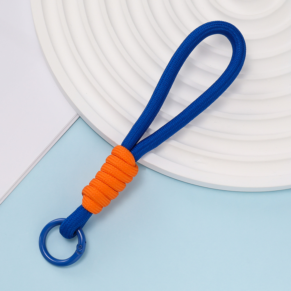 Porte-clés noué en métal et polyester - Design 2009