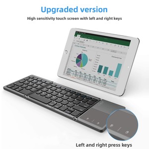 Ultrafino portátil 70% pilas inalámbricas para teclado Bluetooth Tablet Dropshipping transfronterizo para aplicación de computadora portátil - Product Image 6