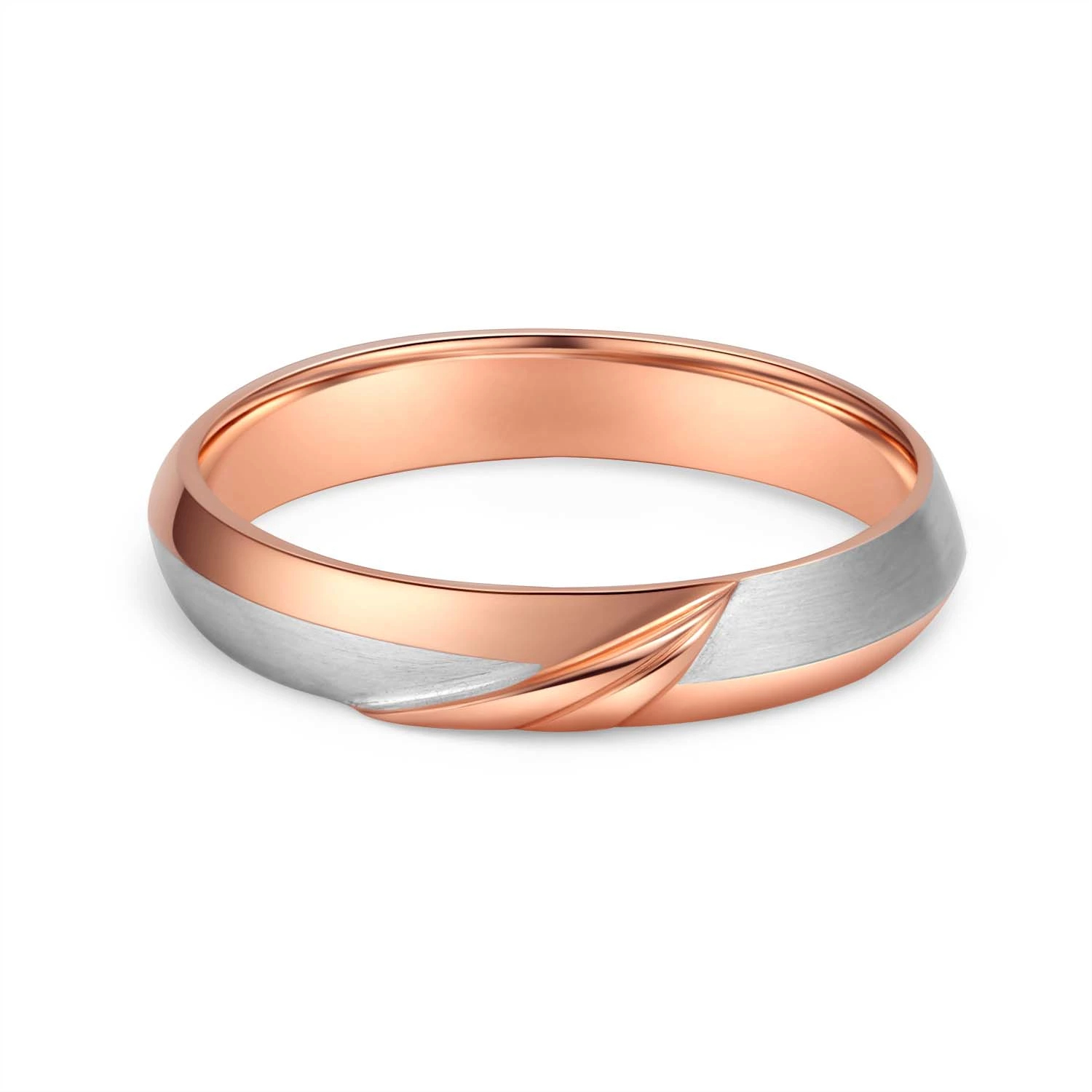 18K Rose & White Gold